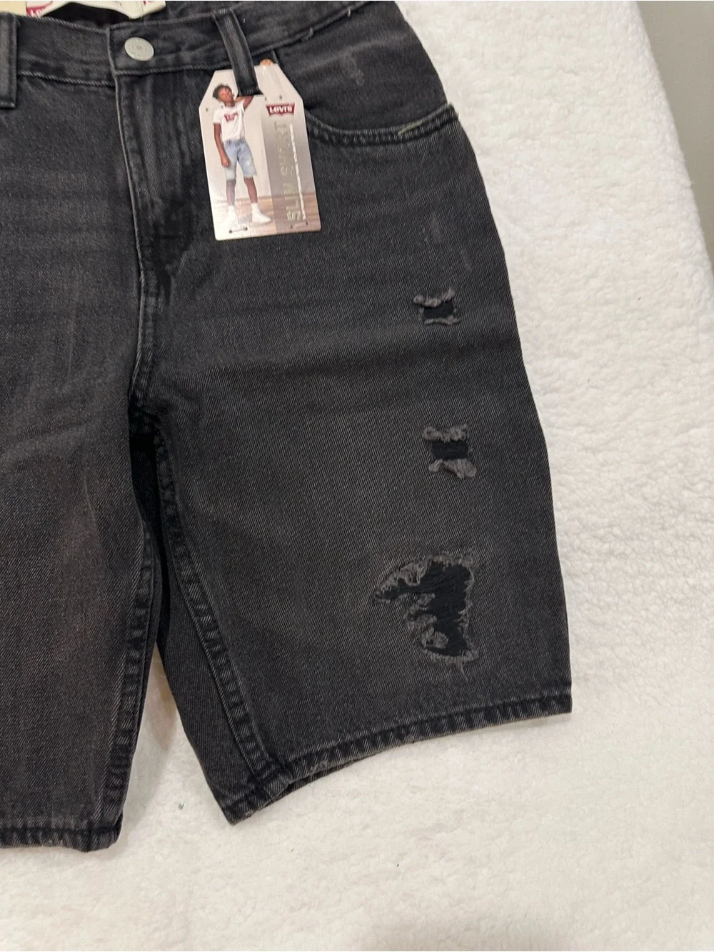 Boy’s Levi's Black Jean Shorts